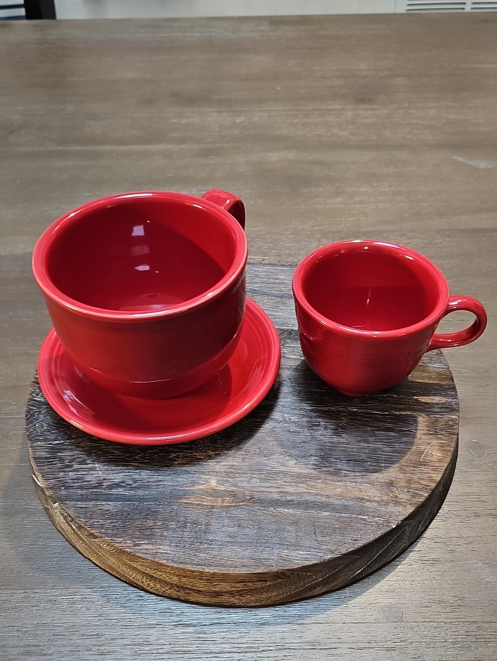 Fiesta Jumbo Mug/Saucer/Mug Set